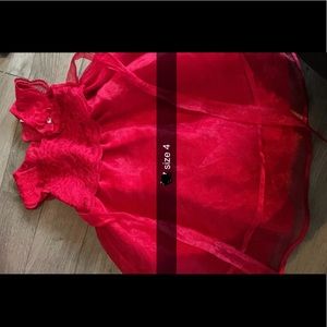 Size 4 red dress
